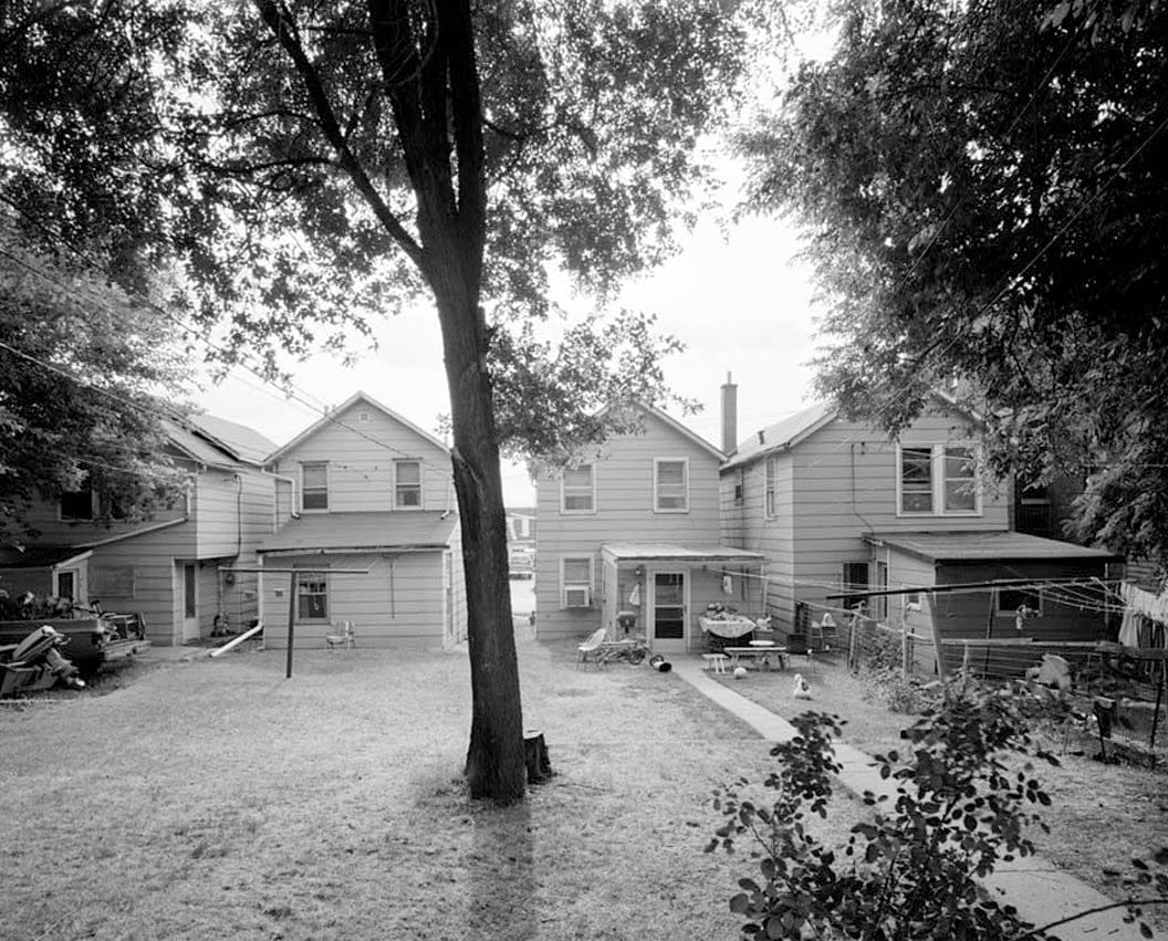 Historic Photo : Workingmen's Houses, Locust, South Locust & Dodge Streets & Southern Avenue, Dubuque, Dubuque County, IA 32 Photograph