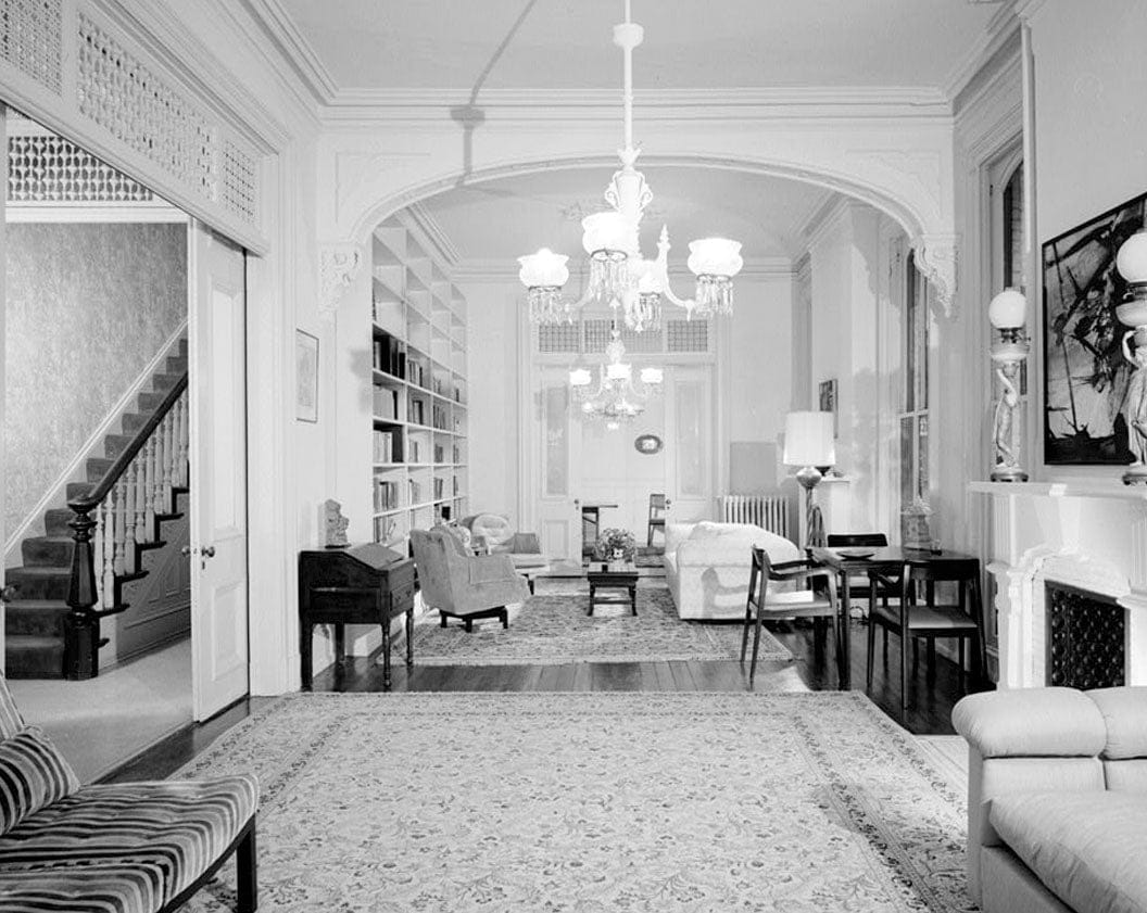 Historic Photo : Grafton Tyler Double House, 1314 Thirtieth Street Northwest, Washington, District of Columbia, DC 1 Photograph