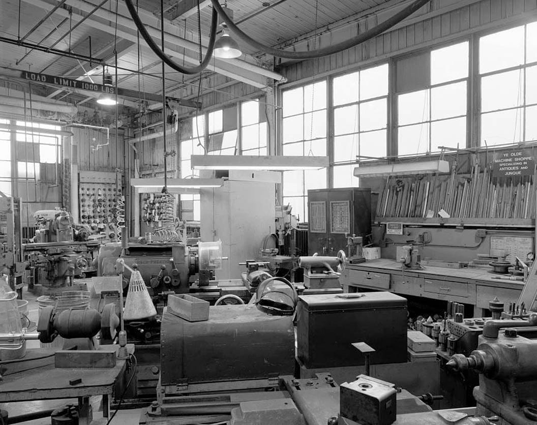 Historic Photo : Kodiak Naval Operating Base, Wood & Machine Shop, U.S. Coast Guard Station, Kodiak, Kodiak Island Borough, AK 4 Photograph