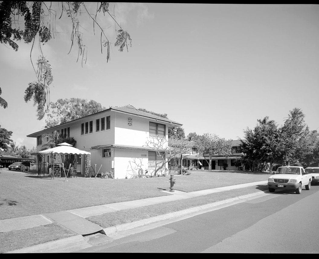 Historic Photo : Hickam Field, NCO Housing Type 8, 212E Thirteenth Street, Honolulu, Honolulu County, HI 2 Photograph