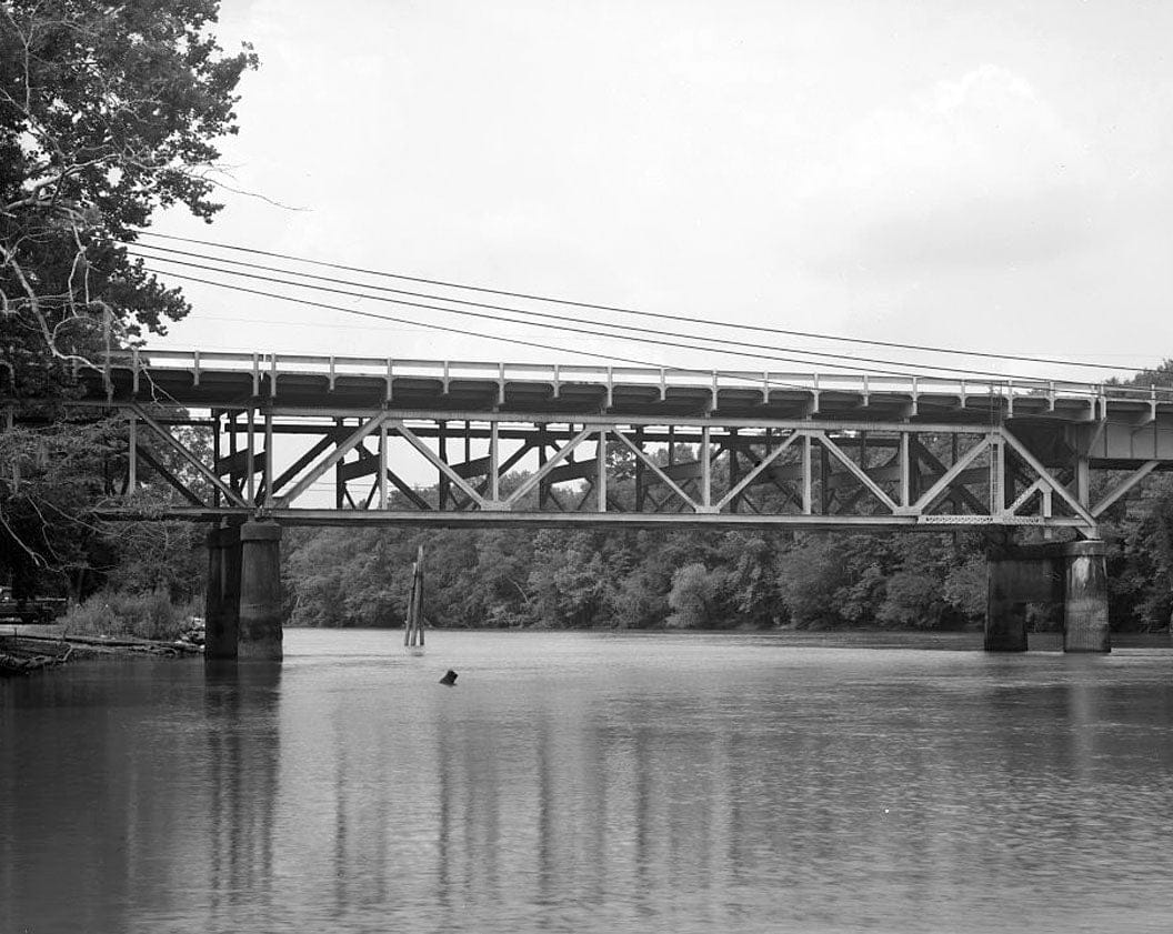 Historic Photo : Caryville Bridge, State Route 10 (US 90) Spanning Choctawhatchee River, Caryville, Washington County, FL 1 Photograph