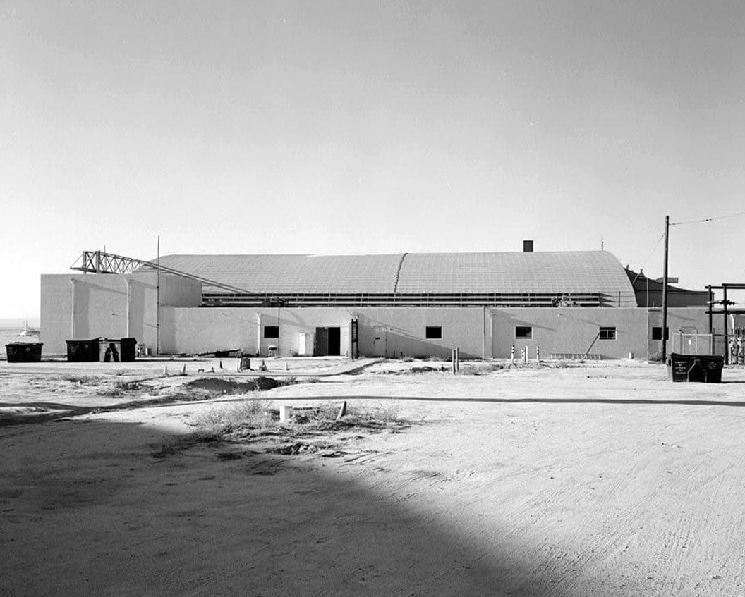 Historic Photo : Edwards Air Force Base, North Base, Unicon Portable Hangar, First & C Streets, Boron, Kern County, CA 1 Photograph