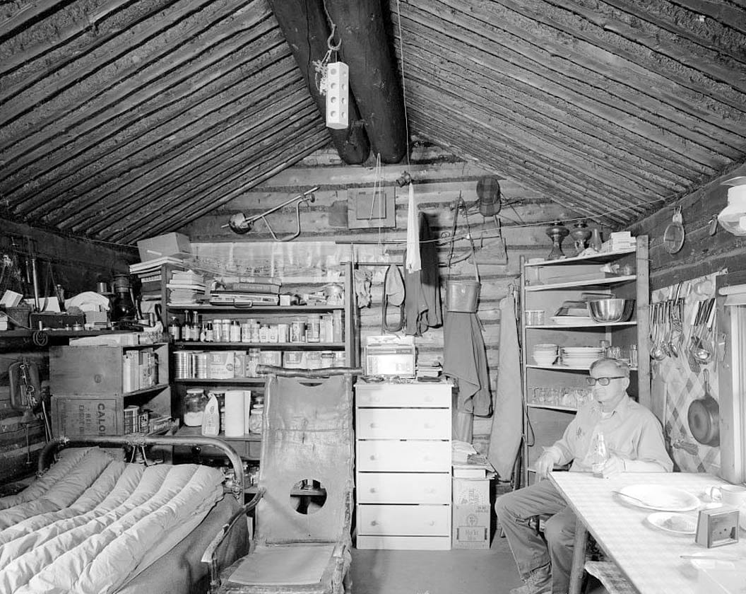 Historic Photo : Gus Larson Cabin, Koyukuk River at Wiseman Creek, Bettles Vicinity, Wiseman, Yukon-Koyukuk Census Area, AK 4 Photograph