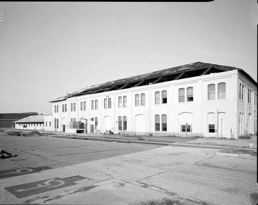 Historic Photo : U.S. Naval Air Station, Marine Barracks, 232 East Avenue, Pensacola, Escambia County, FL 2 Photograph