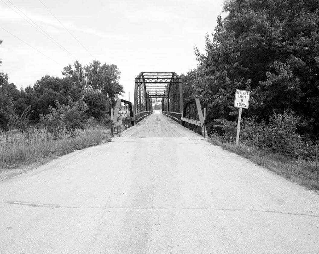 Historic Photo : Boyleston Bridge, Spanning Skunk River, Lowell, Henry County, IA 4 Photograph