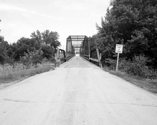 Historic Photo : Boyleston Bridge, Spanning Skunk River, Lowell, Henry County, IA 4 Photograph