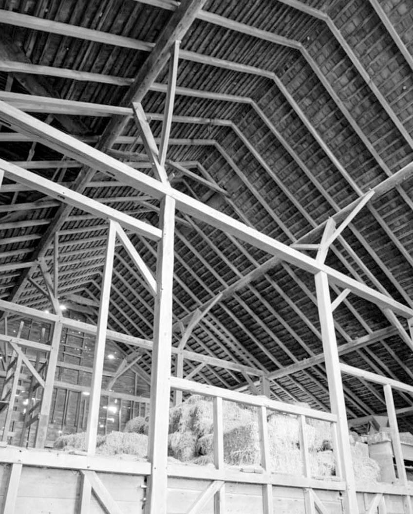 Historic Photo : Couper Bank Barn, Road 381, West of U.S. Route 13, Tybouts Corner, New Castle County, DE 3 Photograph