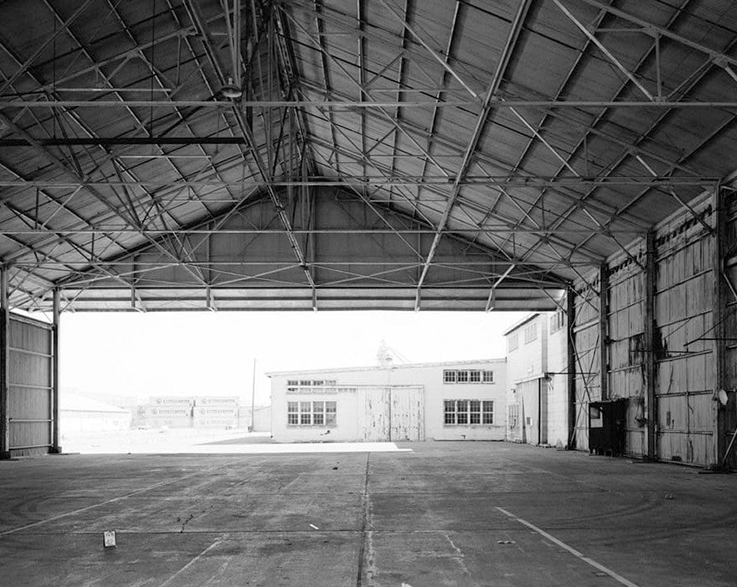 Historic Photo : Oakland Naval Supply Center, Lumber Storage & Box Factory, East of Fifth Street, between H & I Streets, Oakland, Alameda County, CA 1 Photograph