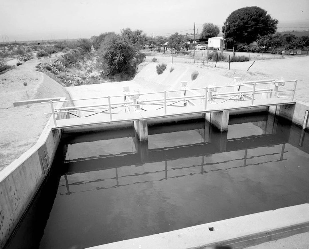 Historic Photo : Arizona Canal, North of Salt River, Phoenix, Maricopa County, AZ 11 Photograph