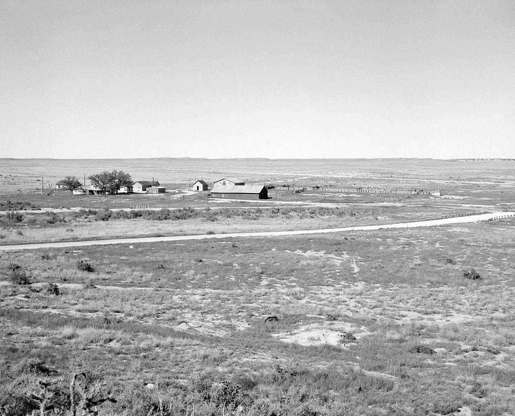 Historic Photo : Samuel T. Brown's Sheep Ranch, 6 miles east of U.S. Highway 350, Model, Las Animas County, CO 1 Photograph