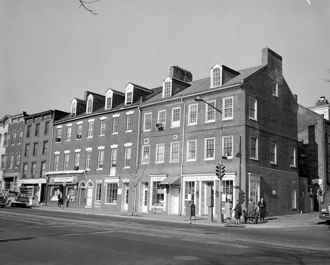 Historic Photo : 3001-3009 M Street, Northwest (House), Washington, District of Columbia, DC 1 Photograph