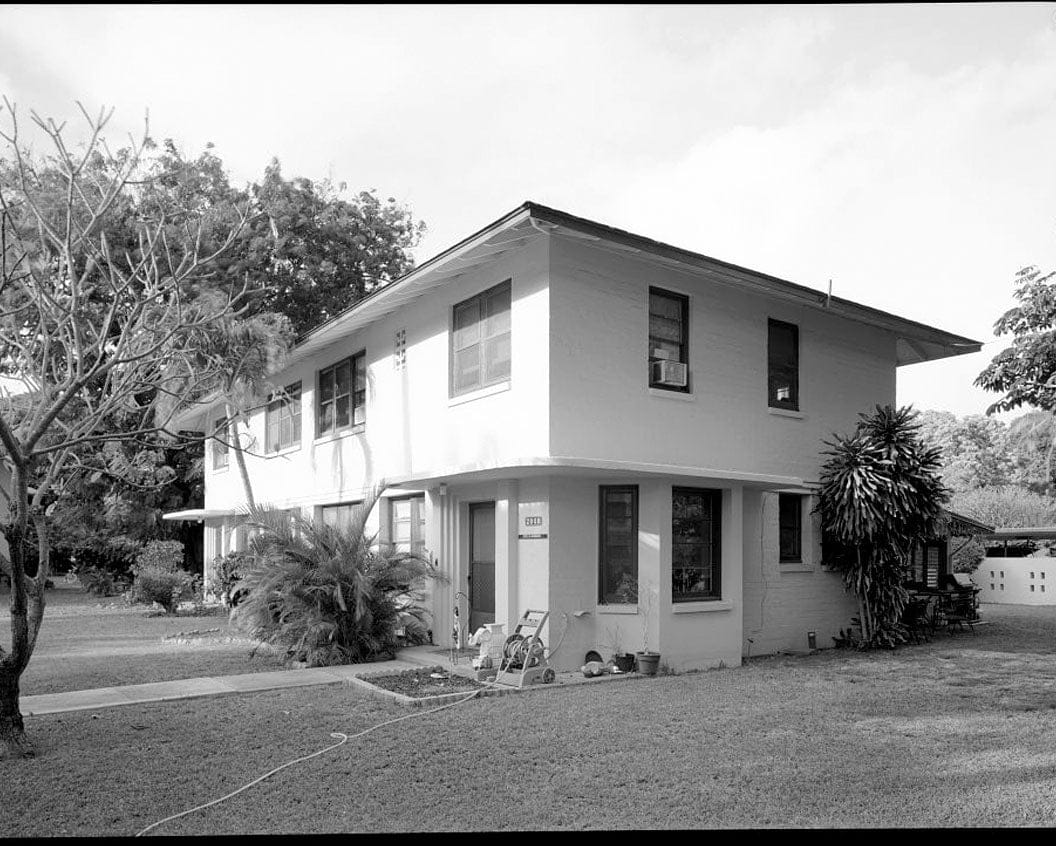 Historic Photo : Hickam Field, Officers' Housing Type N, 204B Second Street , Honolulu, Honolulu County, HI 1 Photograph