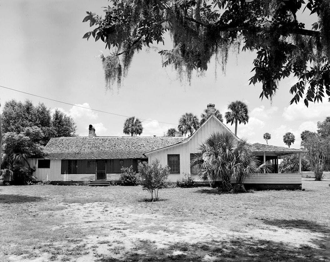 Historic Photo : Marjorie Kinnan Rawlings House, State Route 325 Vicinity, Cross Creek, Alachua County, FL 1 Photograph