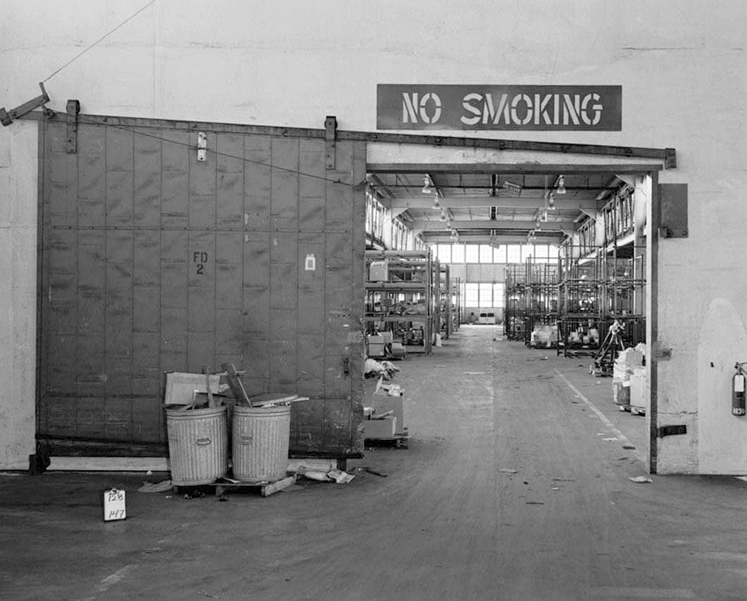 Historic Photo : Oakland Naval Supply Center, Dry Provisions Storehouses, Between Second & Third Streets & B & F Streets, Oakland, Alameda County, CA 1 Photograph