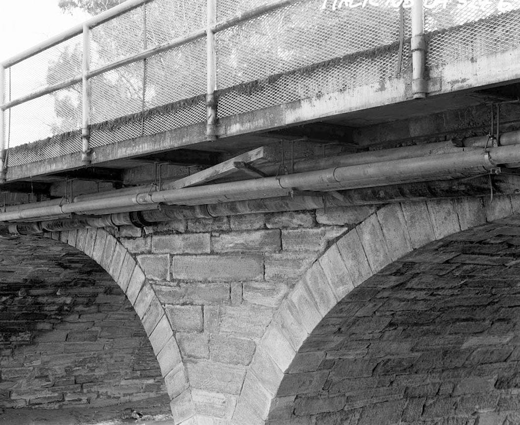Historic Photo : First Street Bridge, Spanning Napa Creek at First Street, between Main Street & Soscol Avenue, Napa, Napa County, CA 6 Photograph