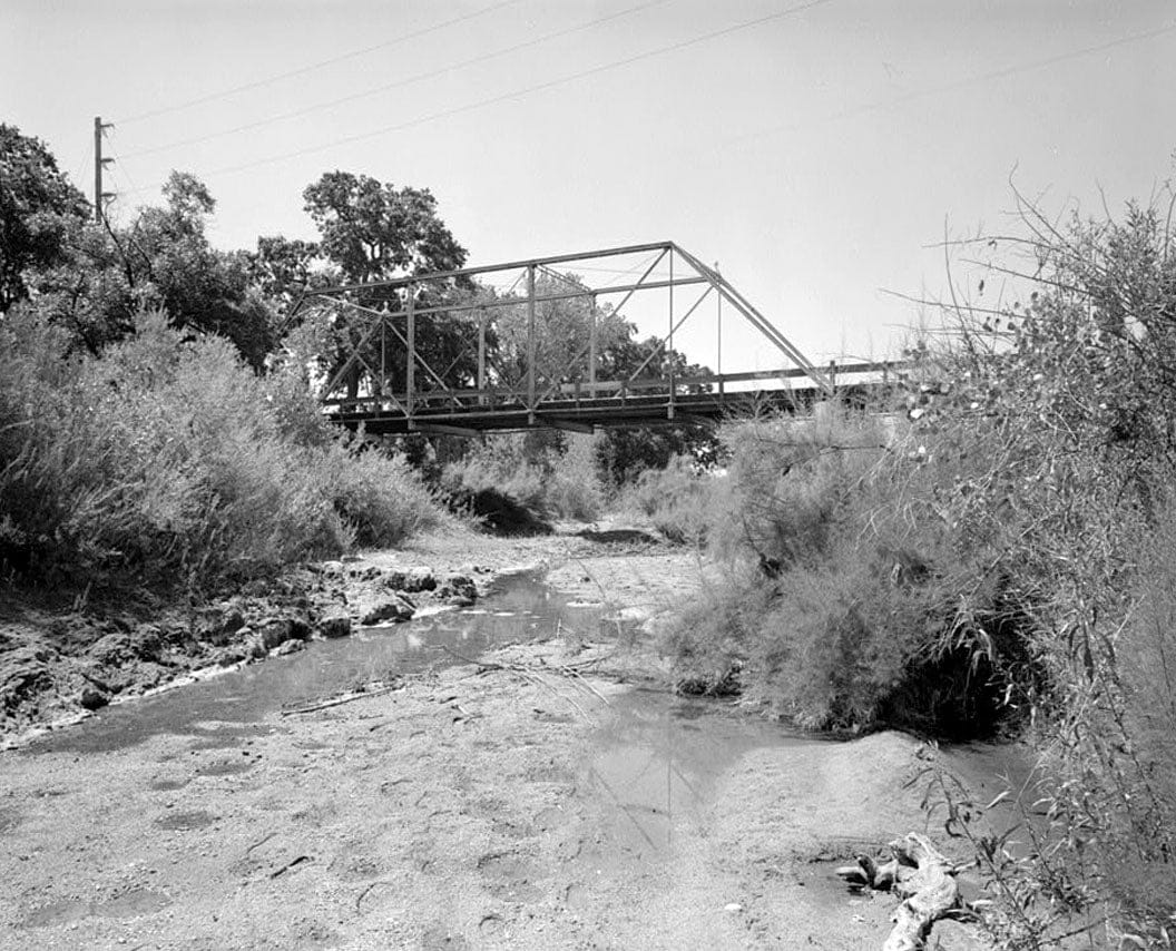 Historic Photo : Red Bank Creek Bridge, Spanning Red Bank Creek at Rawson Road, Red Bluff, Tehama County, CA 5 Photograph