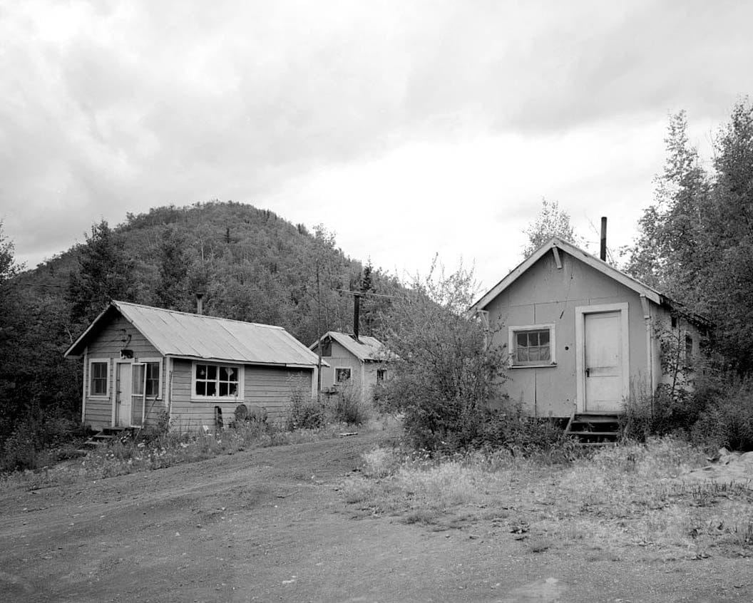 Historic Photo : Gold Placers Incorporated, Worker Quarters, Near Coal Creek & Yukon River, Eagle, Southeast Fairbanks Census Area, AK 1 Photograph