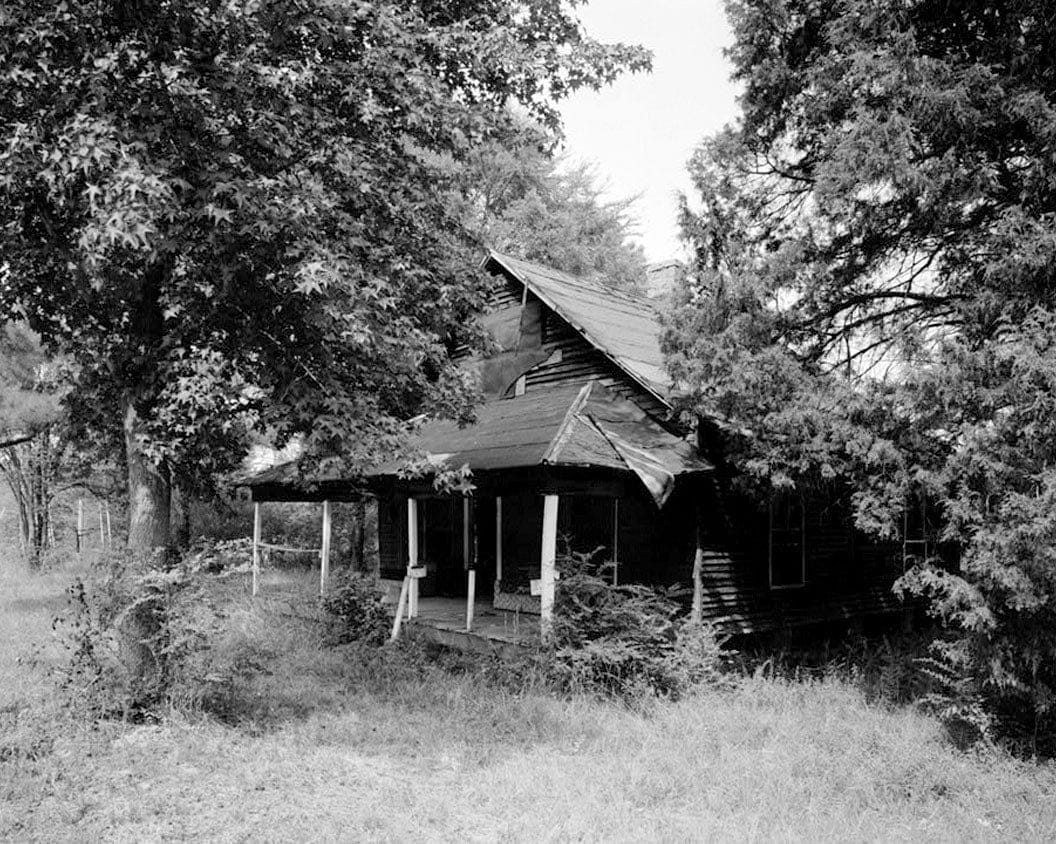 Historic Photo : Andrew Nations House, Northeast corner of intersection of Redwing & Bernhard Roads, Peachtree City, Fayette County, GA 2 Photograph