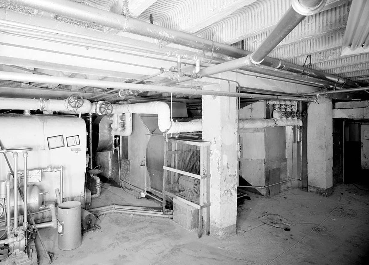 Hot Springs National Park, Bathhouse Row, Lamar Bathhouse: Mechanical & Piping Systems, State Highway 7, 1 mile north of U.S. Highway 70, Hot Springs, Garland County, AR 3