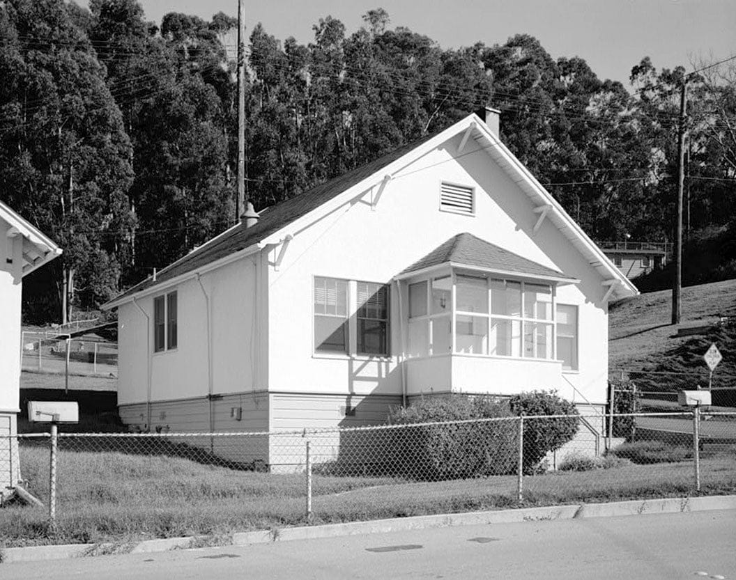 Historic Photo : Winehaven, Two-Bedroom Cottage, Point Molate Naval Fuel Depot, Richmond, Contra Costa County, CA 1 Photograph