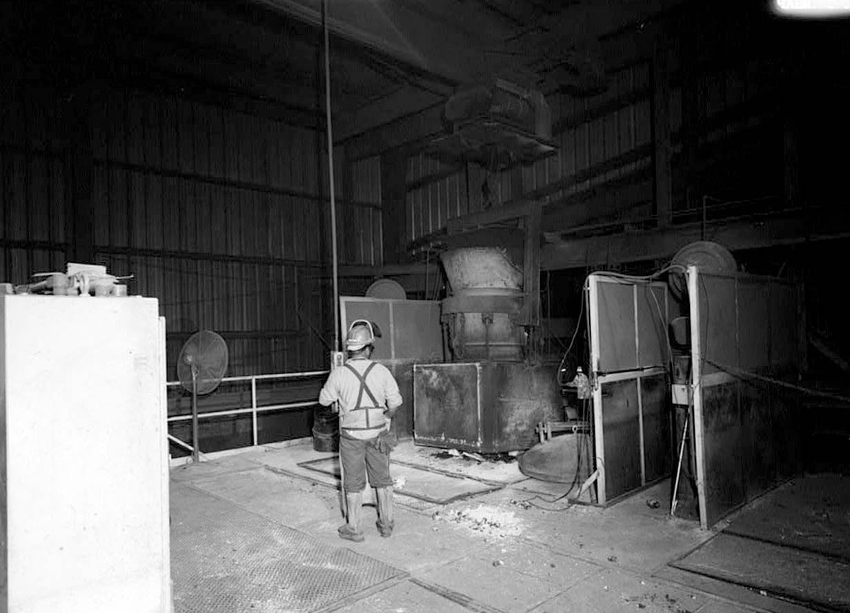 Historic Photo : Southern Ductile Casting Company, Melting, 2217 Carolina Avenue, Bessemer, Jefferson County, AL 2 Photograph
