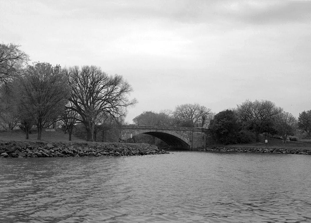 Historic Photo : Boundary Channel Bridge, Spanning Boundary Channel, Washington, District of Columbia, DC 1 Photograph