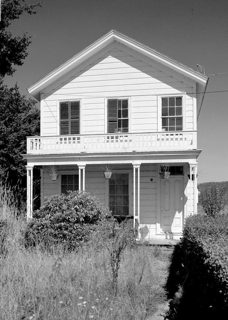 Historic Photo : Thomas W. Moore House, 114 San Gregorio Street, Pescadero, San Mateo County, CA 1 Photograph