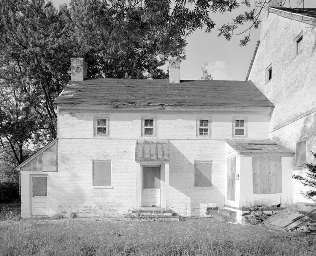 Historic Photo : Peter Williams House, Pencader Hundred, southwest corner of intersection of Route 72 & Route 71, near Wrangle Hill, Kirkwood, New Castle County, DE 4 Photograph
