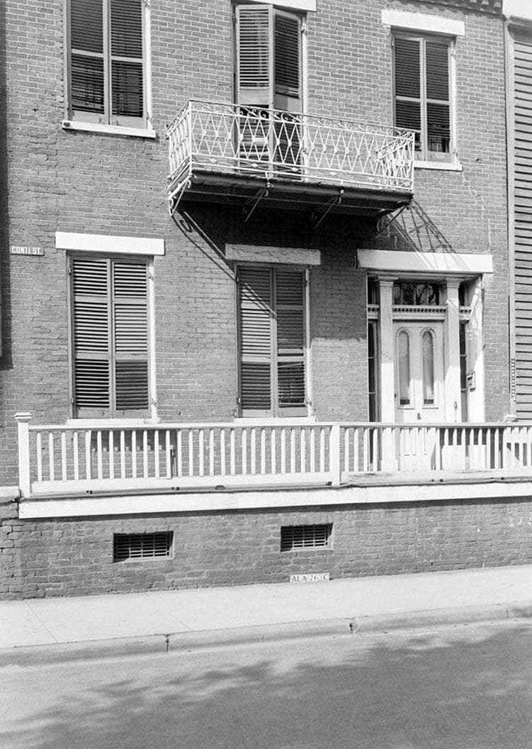 Historic Photo : Meyer Goldsmith House, 408 Conti Street, Mobile, Mobile County, AL 2 Photograph
