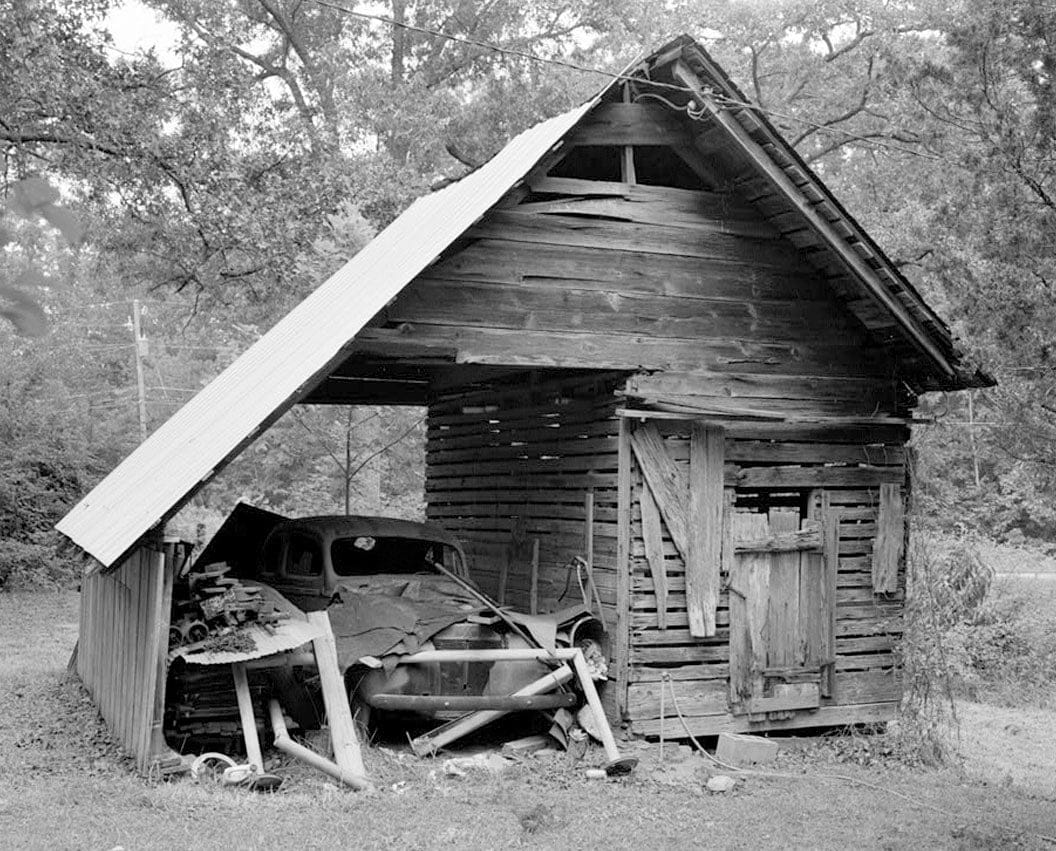 Historic Photo : Craft Farm, Shed, 1912 North Brown Road, Lawrenceville, Gwinnett County, GA 1 Photograph