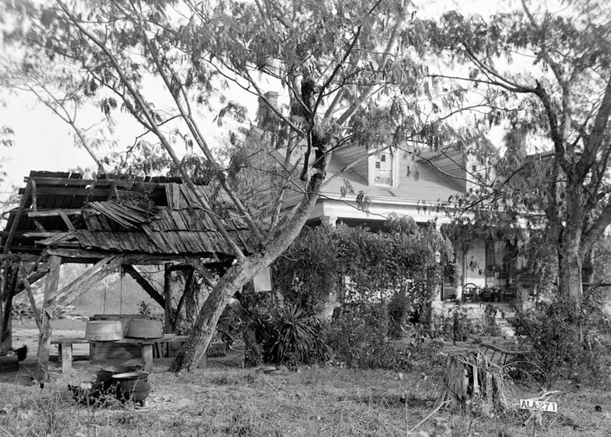 Historic Photo : Strawberry Hill Plantation, U.S. Route 43, Forkland, Greene County, AL 2 Photograph