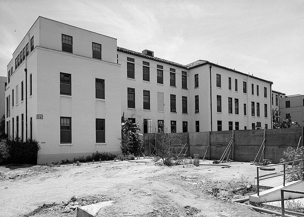 Historic Photo : U.S. Naval Hospital, North Ward, Park Boulevard, Balboa Park, San Diego, San Diego County, CA 1 Photograph
