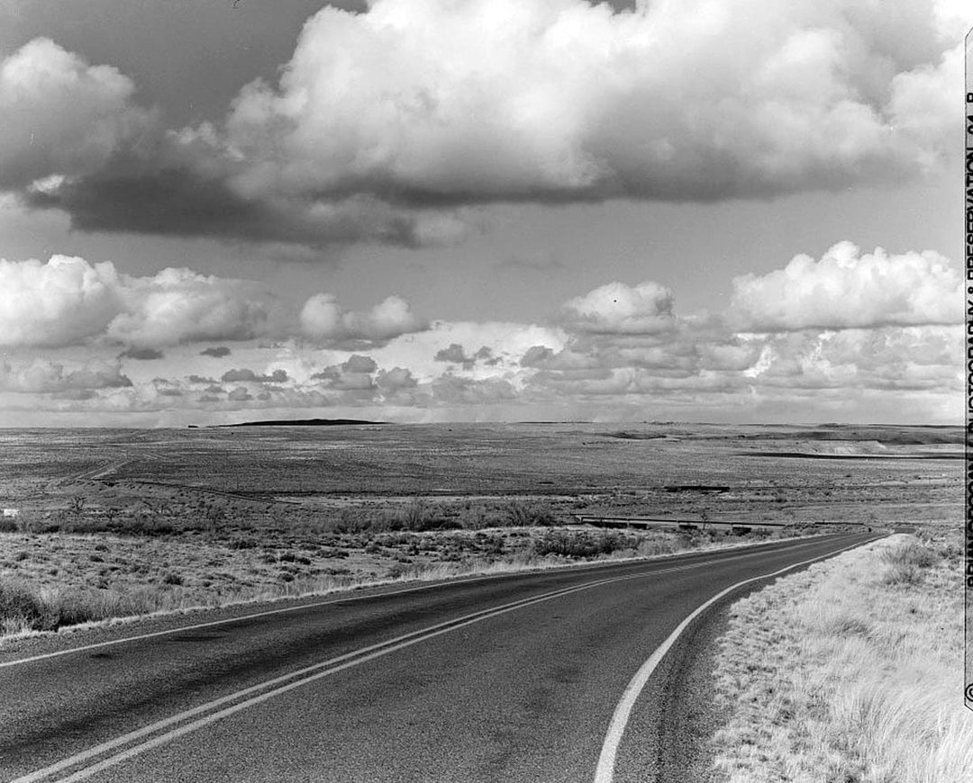 Historic Photo : Petrified Forest National Park Roads & Bridges, Holbrook, Navajo County, AZ 2 Photograph