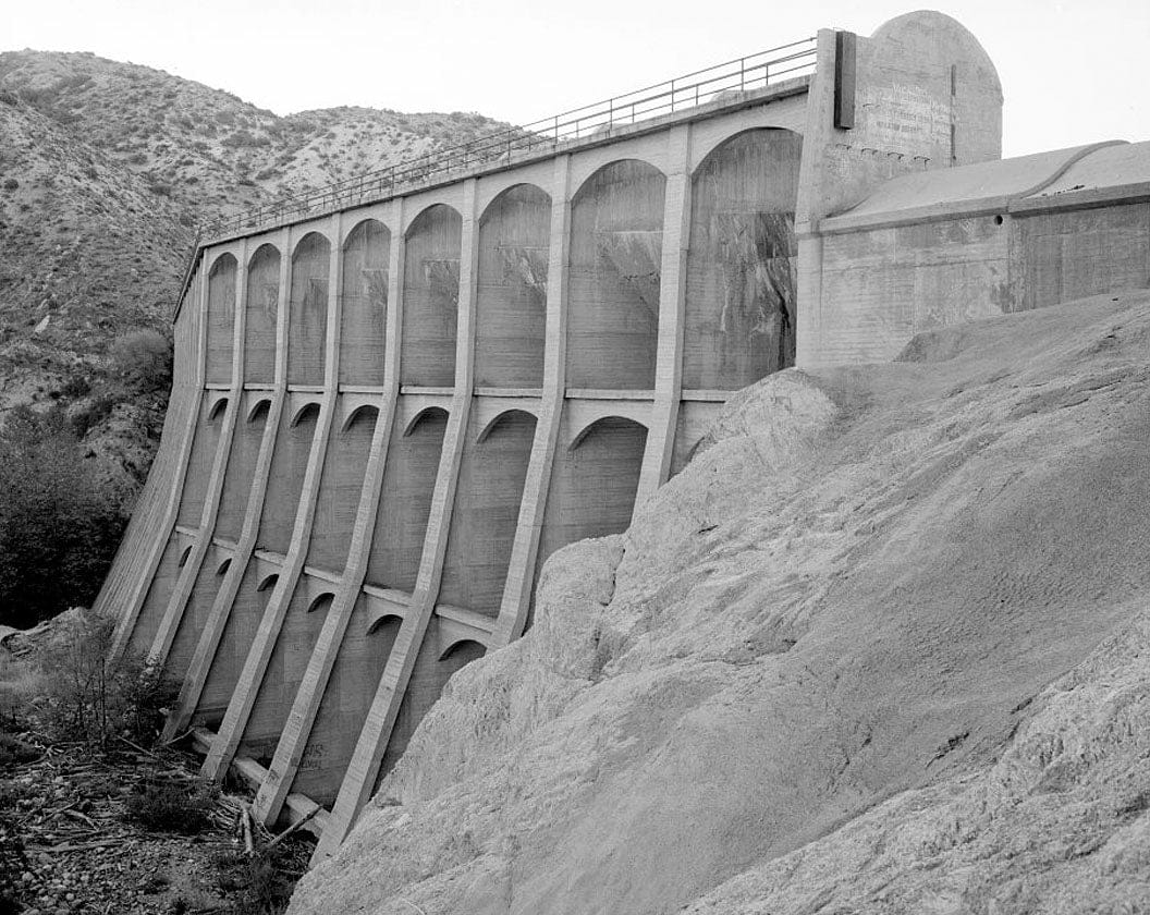 Historic Photo : Little Rock Creek Dam, Little Rock Creek, Littlerock, Los Angeles County, CA 4 Photograph