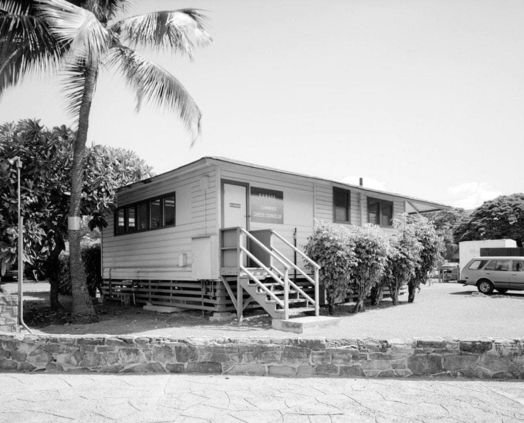Historic Photo : U.S. Naval Base, Pearl Harbor, Administration Building, Nimitz & Edge Streets, near Quarry Loch, Pearl City, Honolulu County, HI 2 Photograph