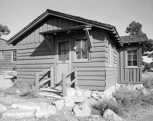 Historic Photo : Bright Angel Lodge, Cabin No. 6185-6187, Grand Canyon Village, South Rim, Grand Canyon, Coconino County, AZ 1 Photograph