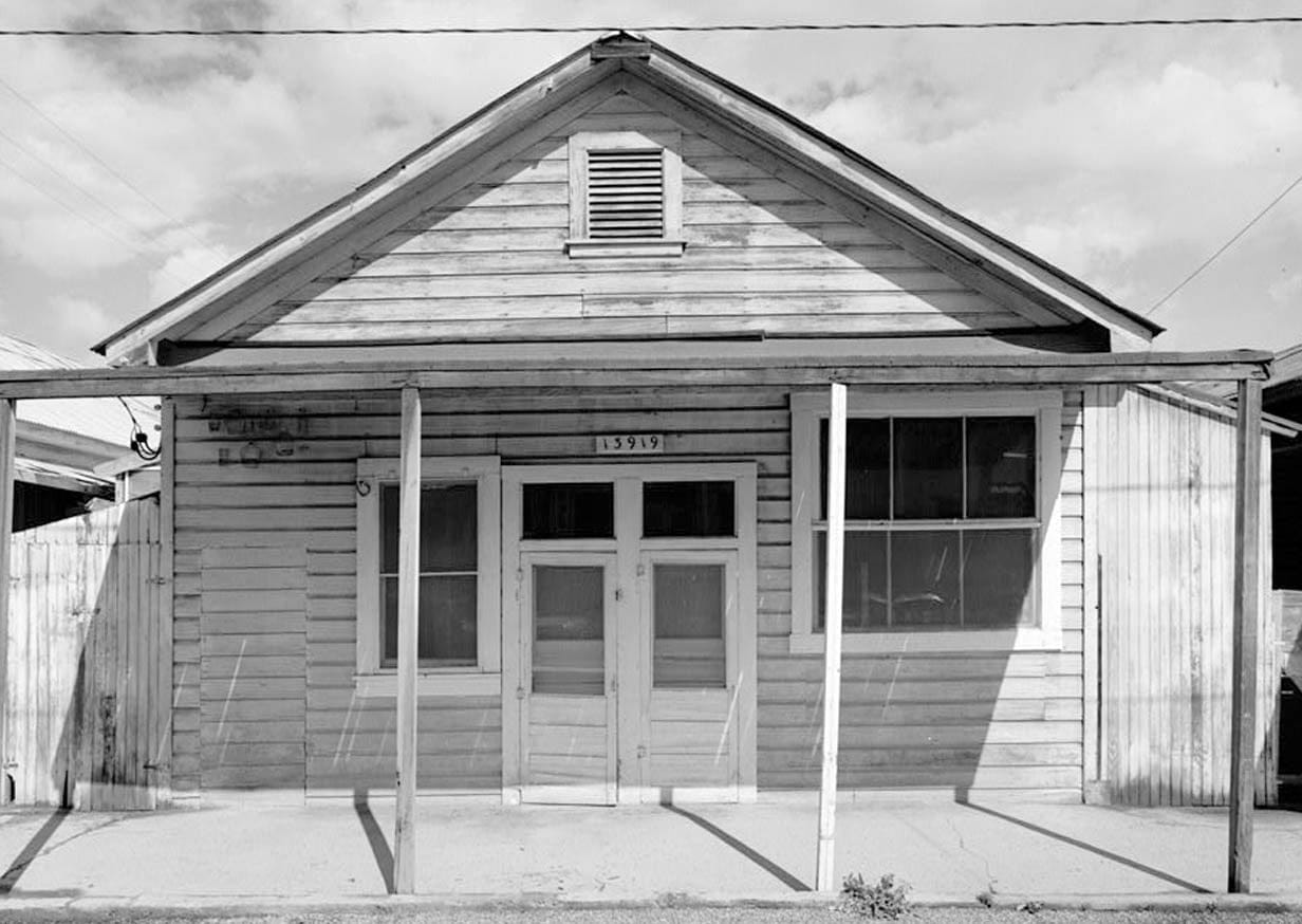Historic Photo : Town of Locke, House, 13919 Main Street, Locke, Sacramento County, CA 1 Photograph