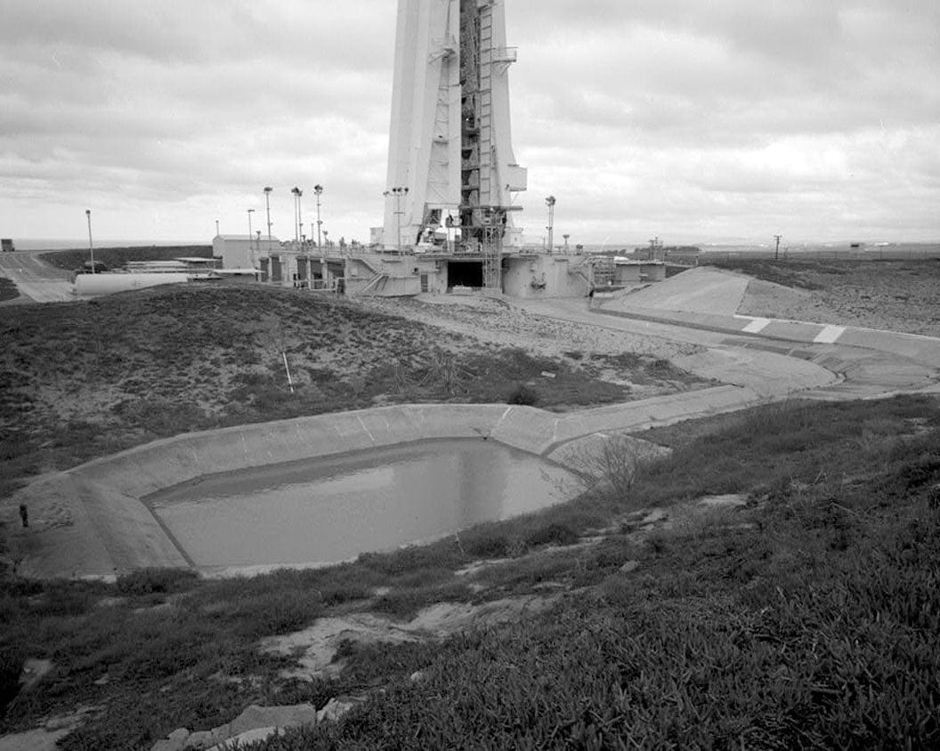 Historic Photo : Vandenberg Air Force Base, Space Launch Complex 3, Launch Pad 3 West, Napa & Alden Roads, Lompoc, Santa Barbara County, CA 10 Photograph