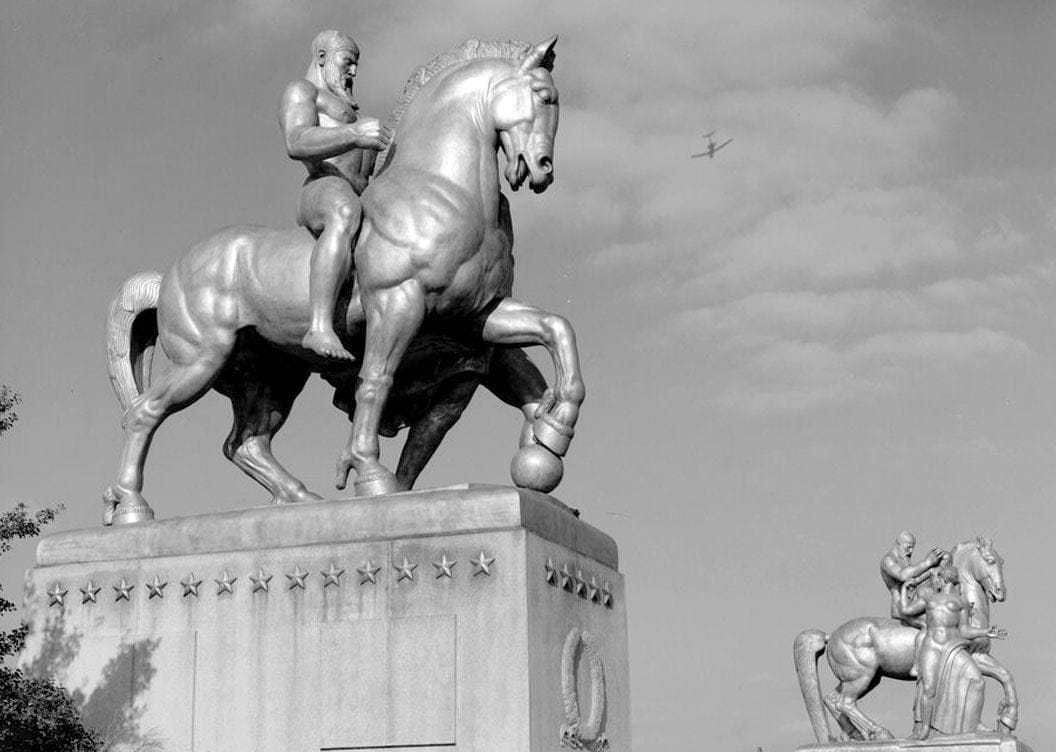 Historic Photo : Arlington Memorial Bridge, Spanning Potomac River between Lincoln Memorial & Arlington National Cemetery, Washington, District of Columbia, DC 4 Photograph