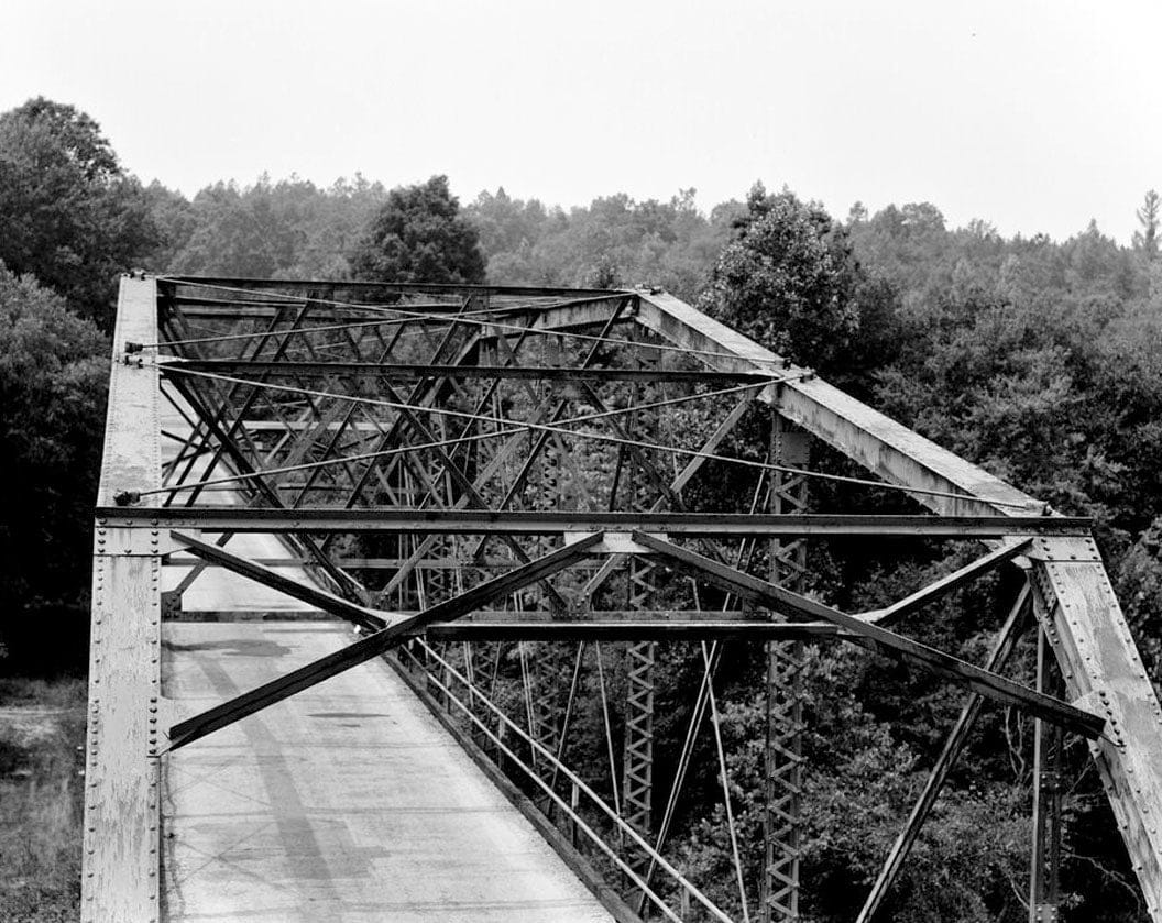 Historic Photo : Smith-McGee Bridge, Georgia Route 181, Hartwell, Hart County, GA 1 Photograph
