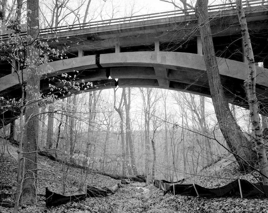 Historic Photo : Ross Drive Bridge, Spanning Rock Creek at Ross Drive, South of Joyce Road, NW, Washington, District of Columbia, DC 1 Photograph