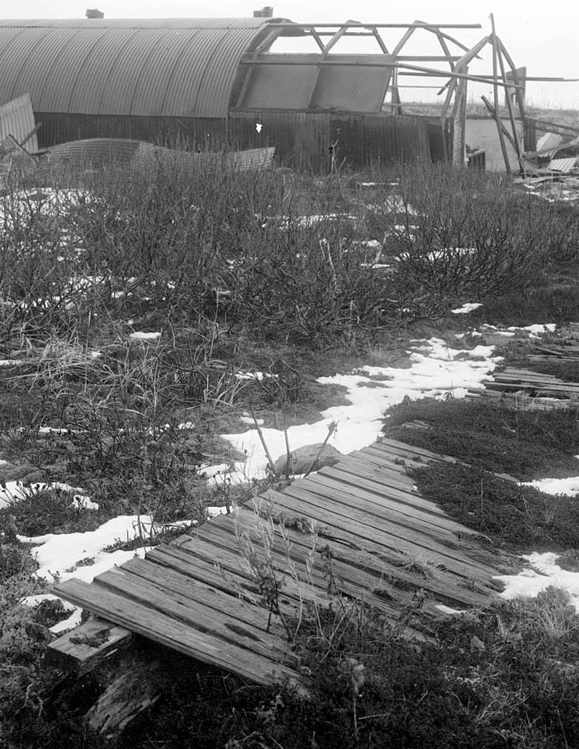 Historic Photo : Fort Randall, Neuro-Psychiatric Ward, Northeast of intersection of California Boulevard & Nurse Drive, Cold Bay, Aleutian Islands, AK 7 Photograph