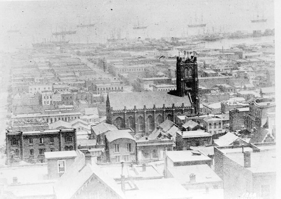 Historic Photo : St. Mary's Church, 660 California Street, San Francisco, San Francisco County, CA 1 Photograph
