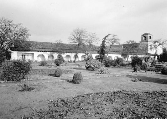 Historic Photo : Mission San Juan Bautista, Second Street, San Juan Bautista Plaza, San Juan Bautista, San Benito County, CA 3 Photograph