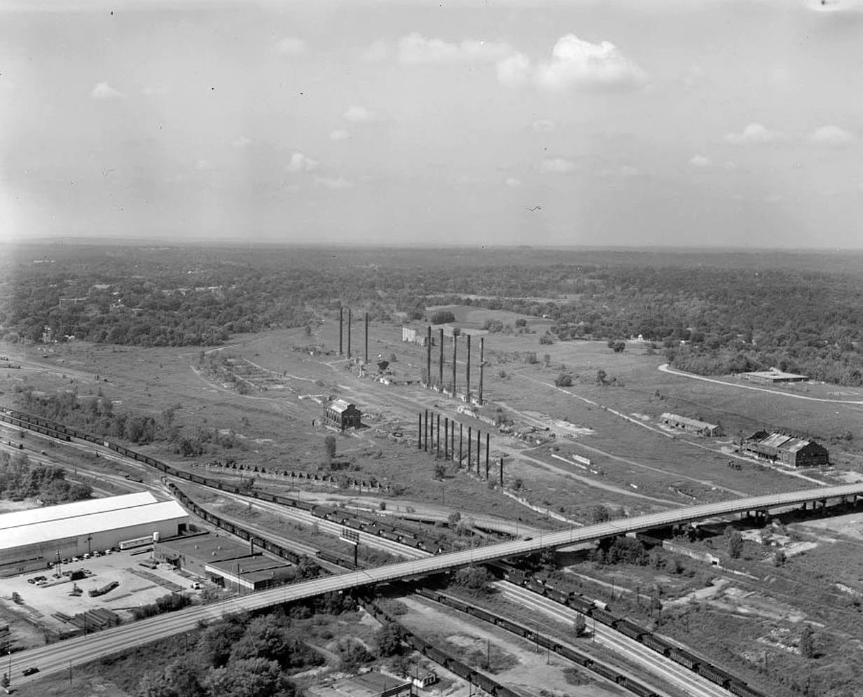 Historic Photo : Tennessee Coal & Iron Company, Ensley Works, West of residential & commercial districts, Birmingham, Jefferson County, AL 3 Photograph