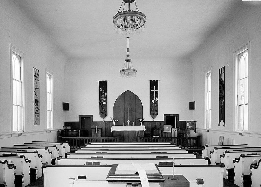 Historic Photo : Community Methodist Church, Johnston & Miramontes Streets, Half Moon Bay, San Mateo County, CA 2 Photograph
