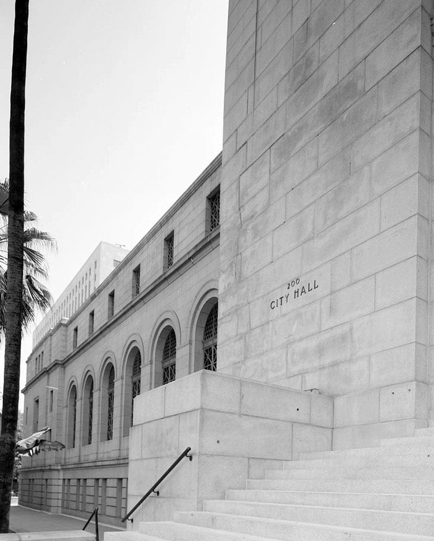 Historic Photo : Los Angeles City Hall, 200 North Spring Street, Los Angeles, Los Angeles County, CA 87 Photograph