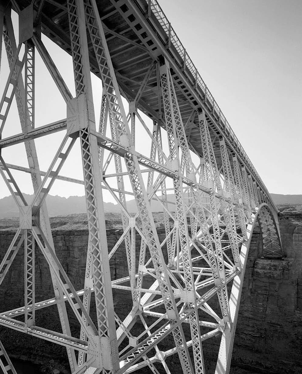 Historic Photo : Navajo Bridge, Spanning Colorado River at U.S. Highway 89 Alternate, Page, Coconino County, AZ 10 Photograph