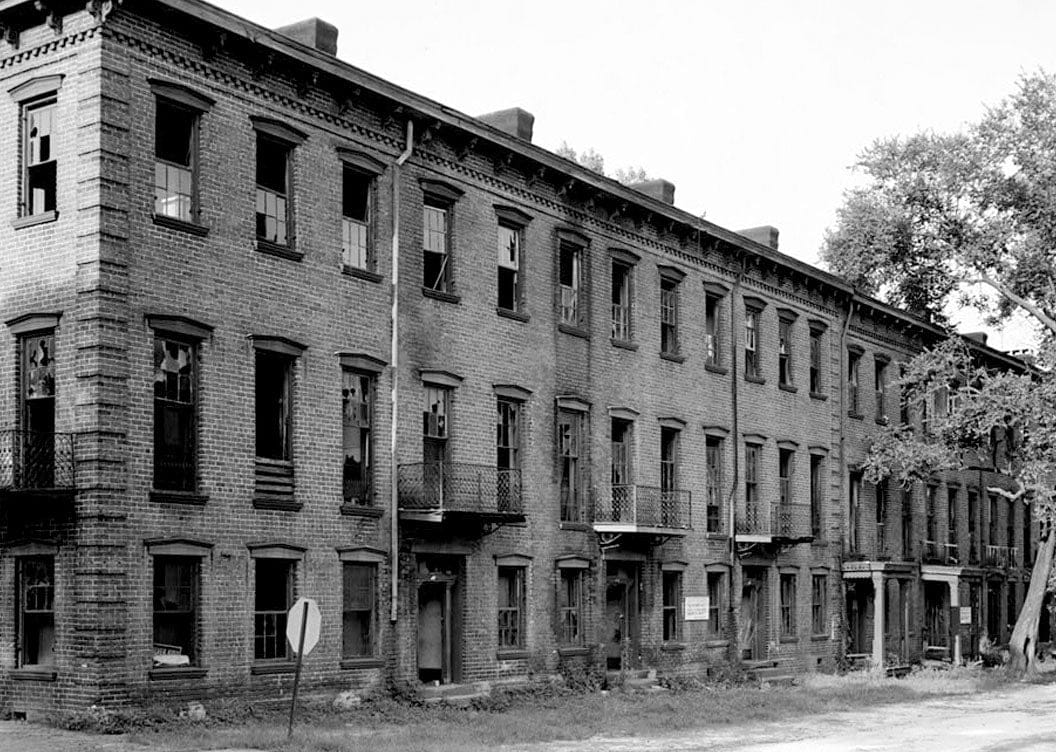 Historic Photo : Troup Trust, 410-424 East Macon Street, Savannah, Chatham County, GA 1 Photograph