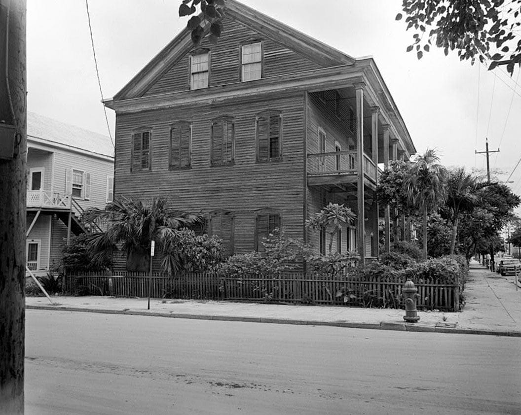 Historic Photo : Richard Moore Kemp House, 601 Caroline Street, Key West, Monroe County, FL 3 Photograph